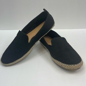 Universal Thread Black Flat Slip-On Textile Size 9